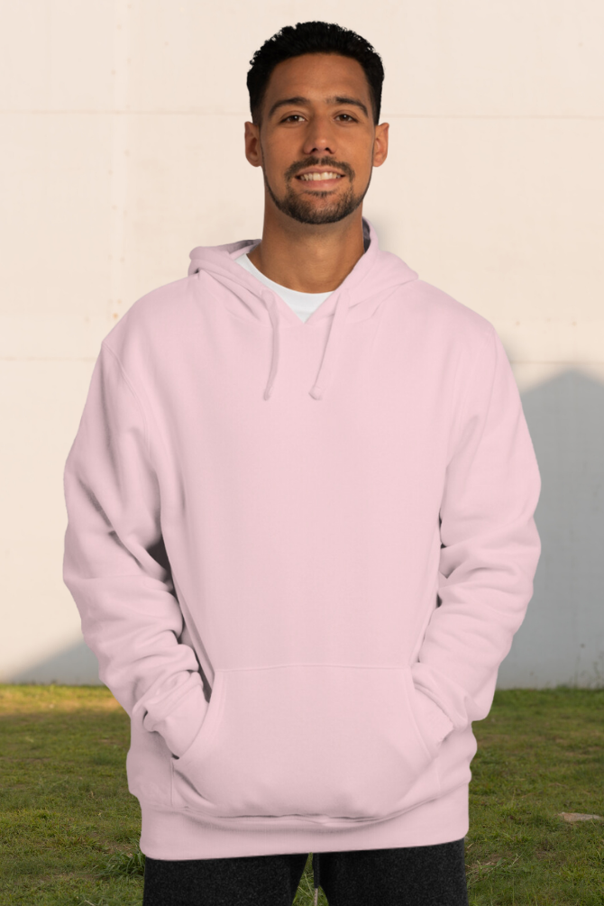 Oversized light pink hoodie hotsell
