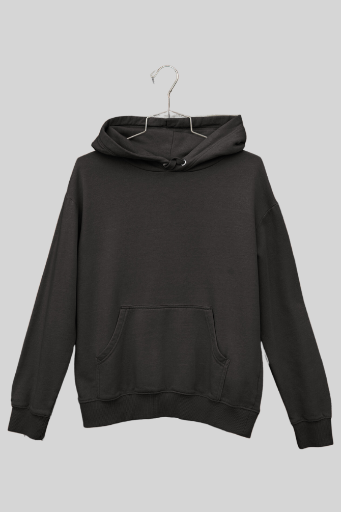 Black Oversized Hoodie For Women - WowWaves - 1