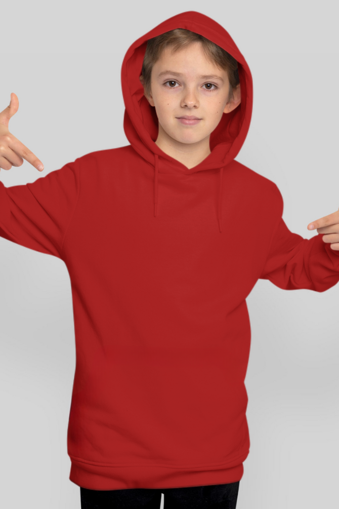 Red Hoodie For Boy - WowWaves - 2