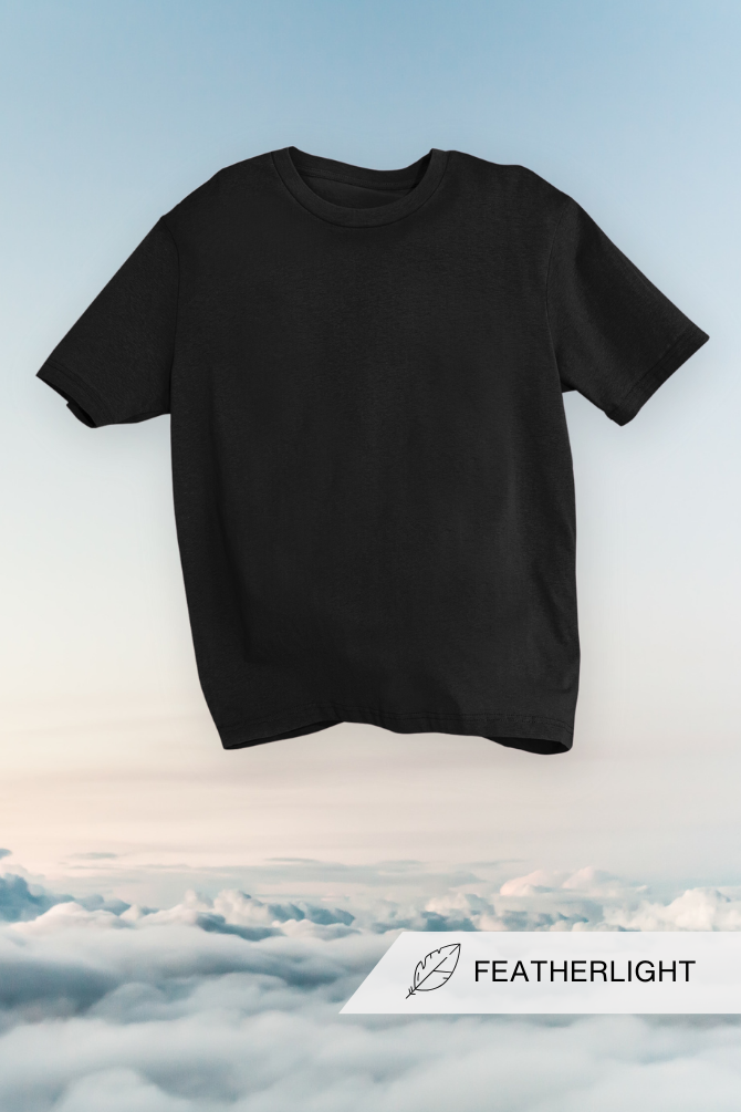 Black Supima Cotton T-Shirt For Women - WowWaves - 5