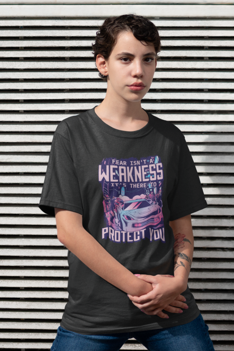Cyberpunk Car Zombie Black Printed Oversized T-Shirt For Women - WowWaves - 2