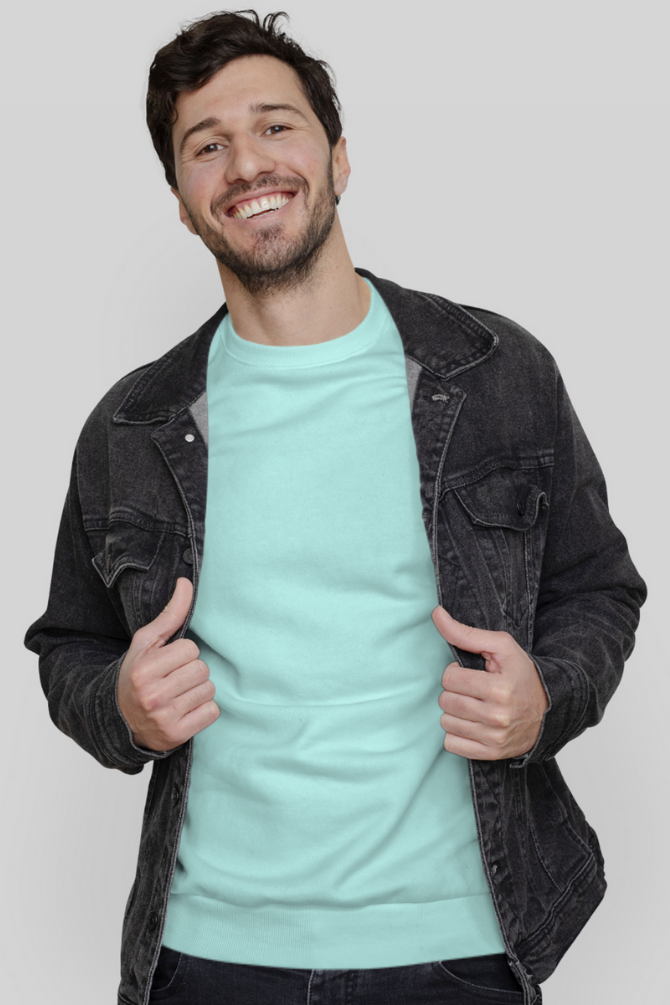 Mint Sweatshirt For Men - WowWaves - 3