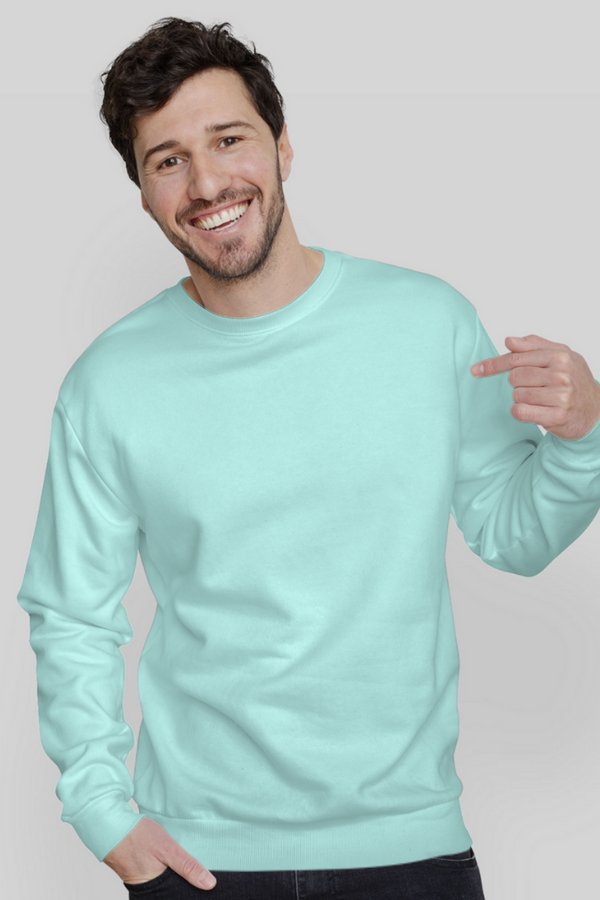 Mint Sweatshirt For Men - WowWaves