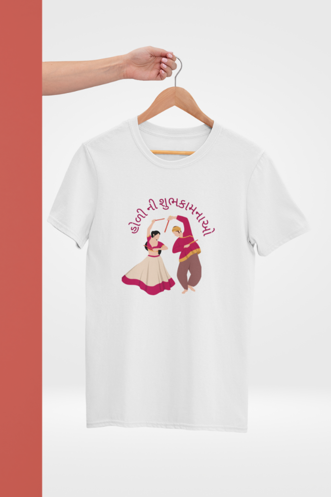 Holi Ni Subhakamna T-Shirt For Women - WowWaves - 4