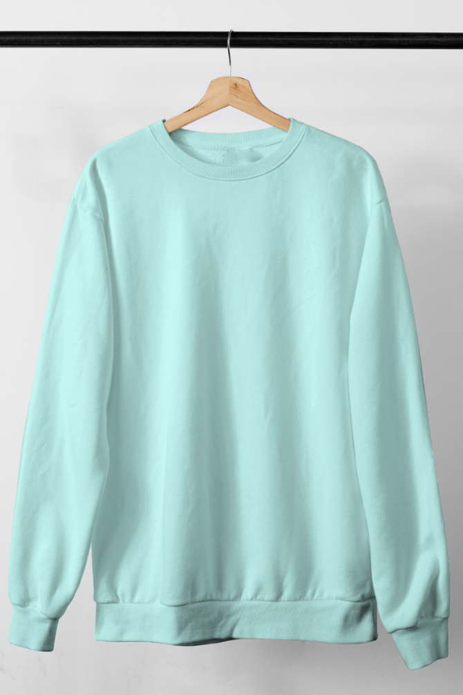 Mint Sweatshirt For Men - WowWaves - 1