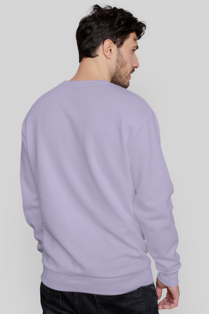 Lavender Sweatshirt For Men - WowWaves - 4