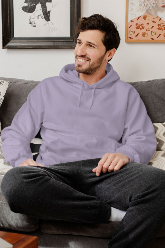 Lavender Hoodie For Men - WowWaves