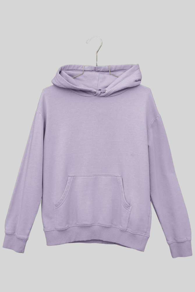 Lavender Oversized Hoodie For Women - WowWaves - 1