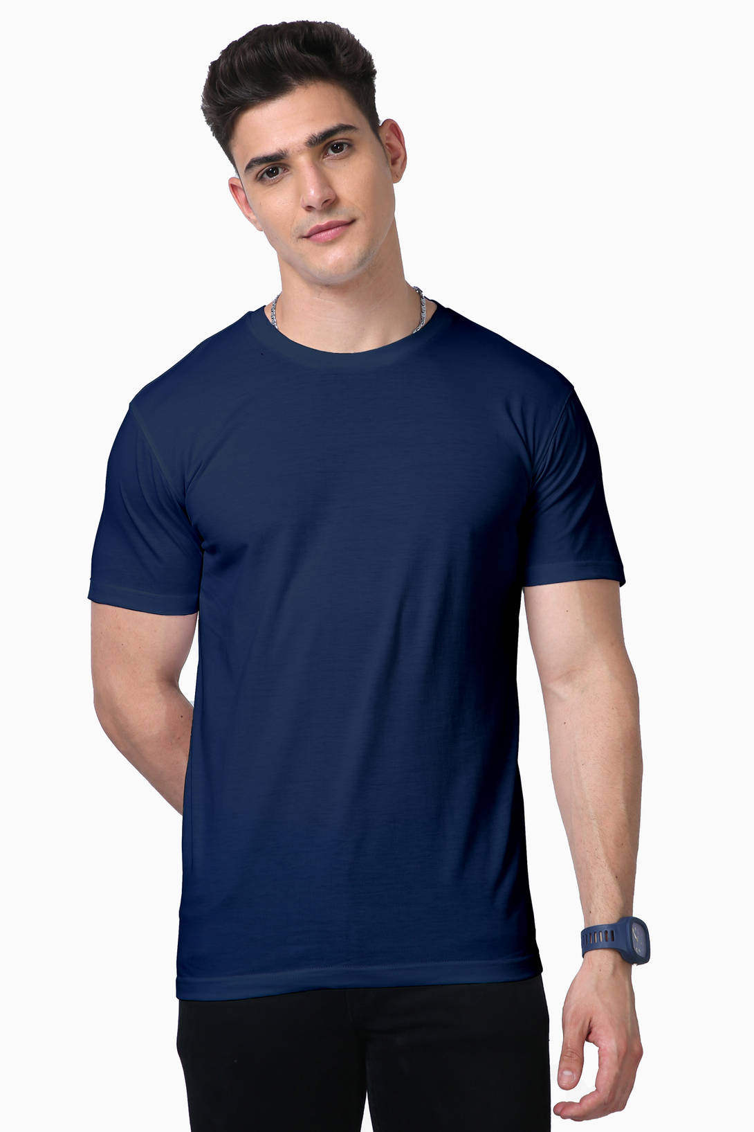 Plain Supima T-Shirts For Men - WowWaves - 2