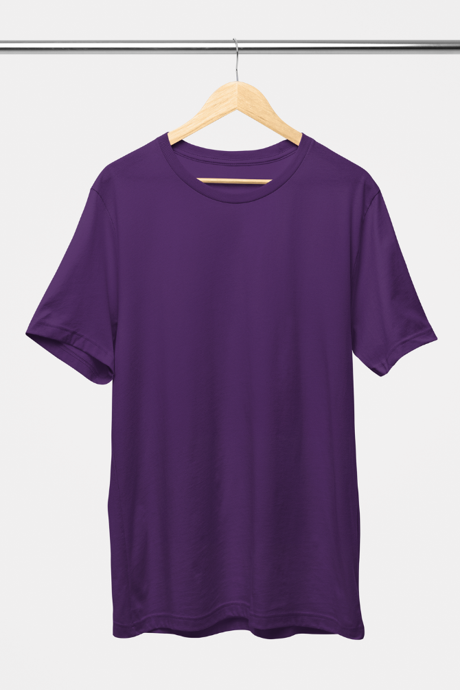 Purple Oversized T-Shirt For Women - WowWaves - 1