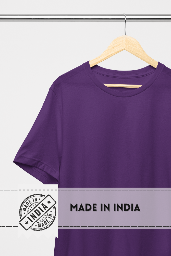 Purple Oversized T-Shirt For Women - WowWaves - 5