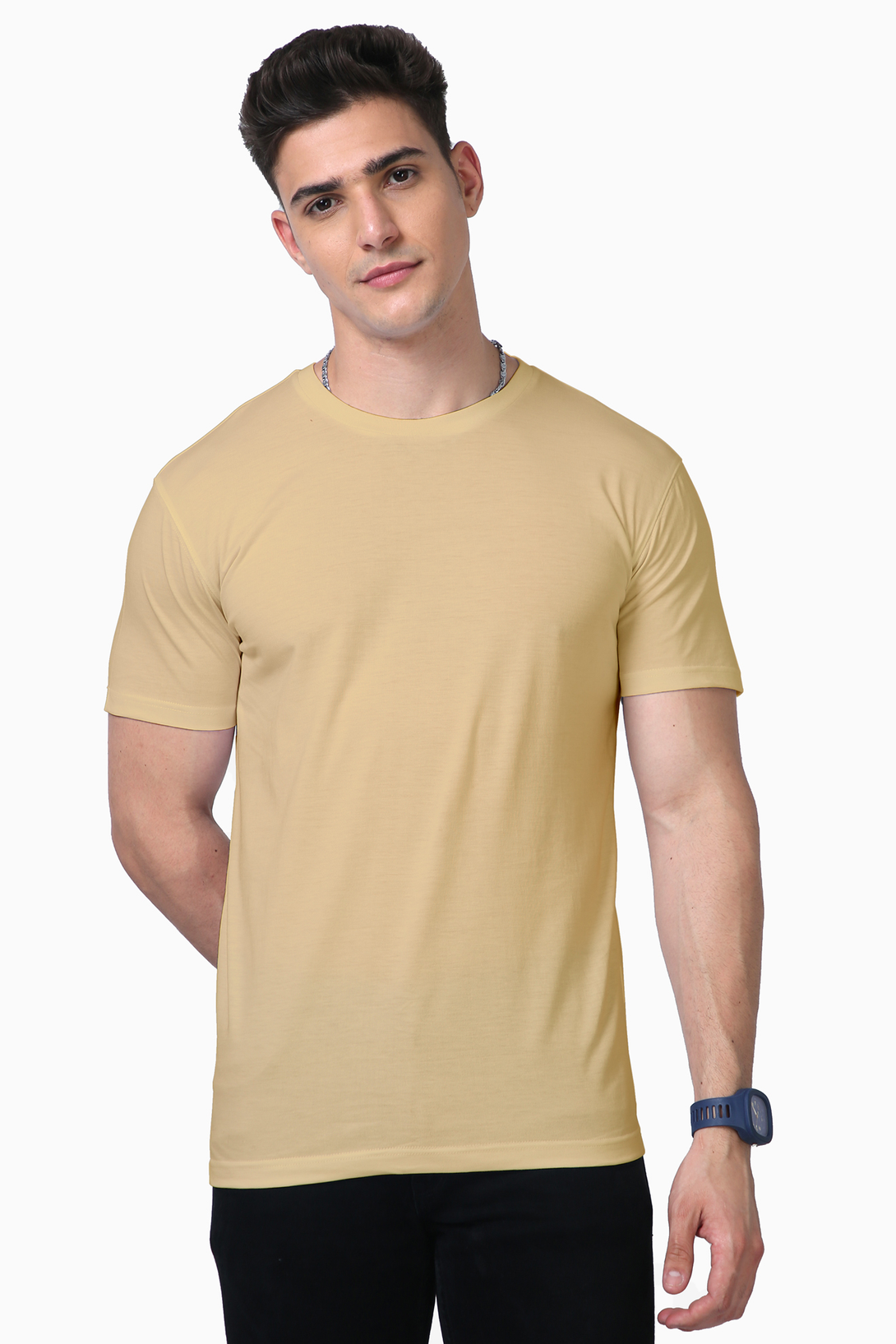 Plain Supima T-Shirts For Women - WowWaves - 5