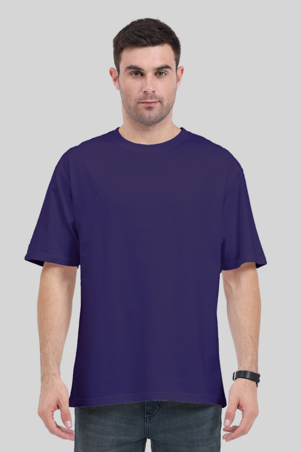 Purple Oversized T-Shirt For Men - WowWaves