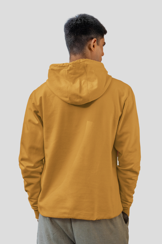 Mustard Yellow Hoodie For Men - WowWaves - 7