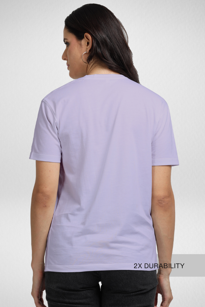 Lavender Supima Cotton T-Shirt For Women - WowWaves - 2