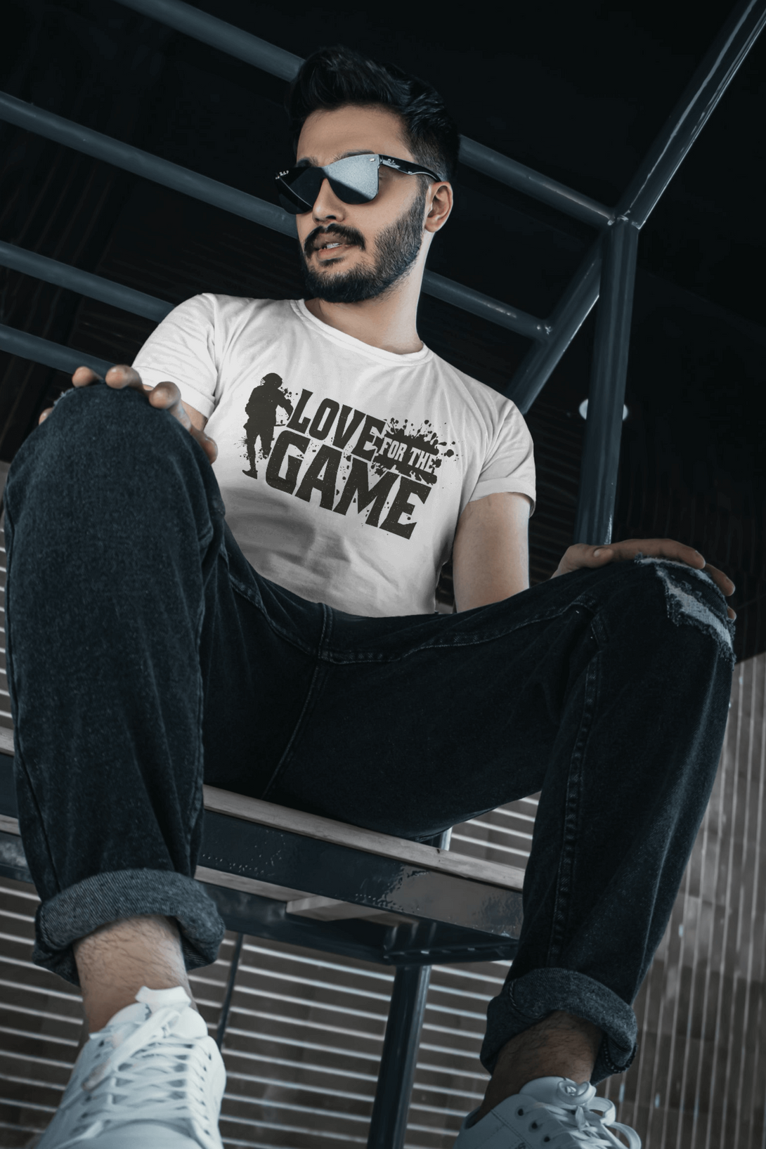 Love For The Game Printed T-Shirt For Men - WowWaves - 2
