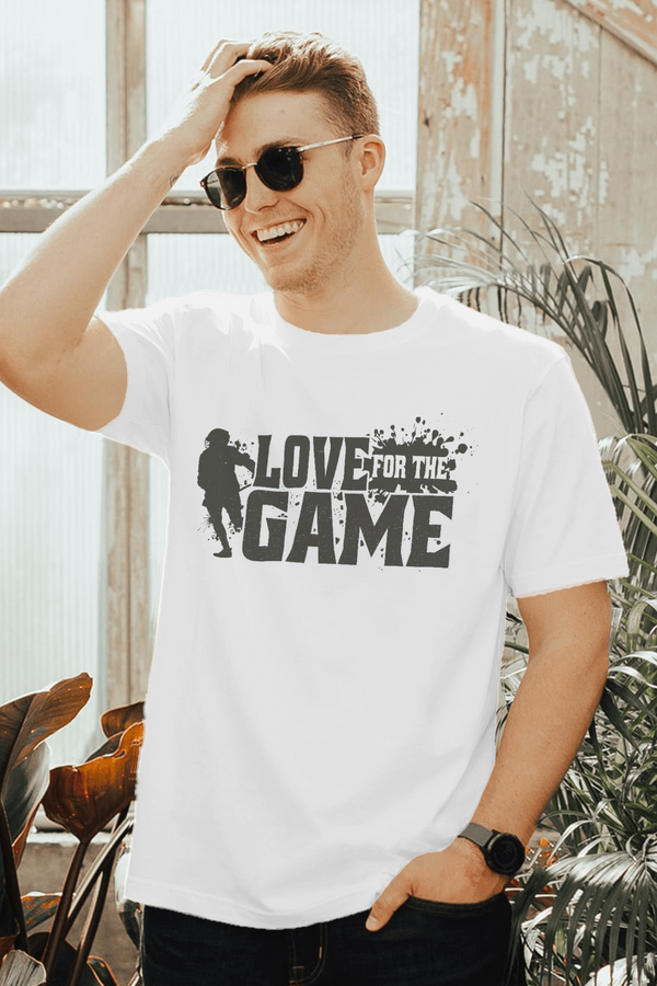 Love For The Game Printed T-Shirt For Men - WowWaves