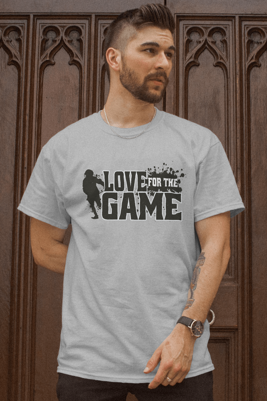 Love For The Game Printed T-Shirt For Men - WowWaves - 3