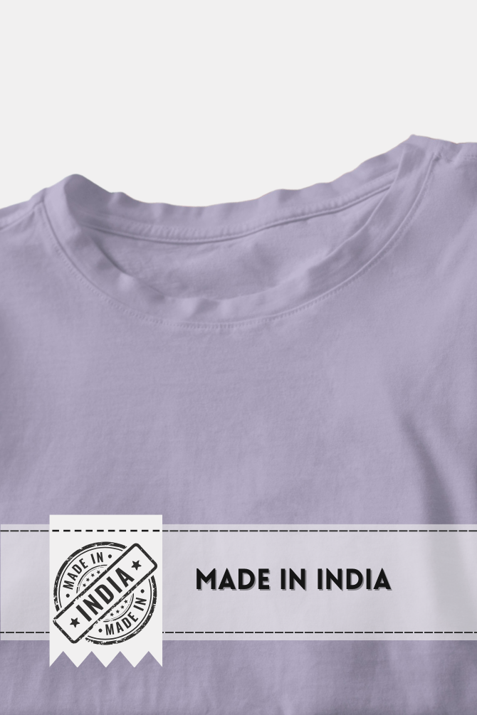 Lavender Oversized T-Shirt For Women - WowWaves - 4