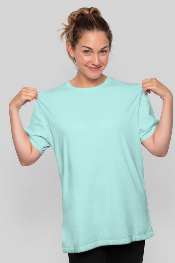 Mint Oversized T-Shirt For Women - WowWaves