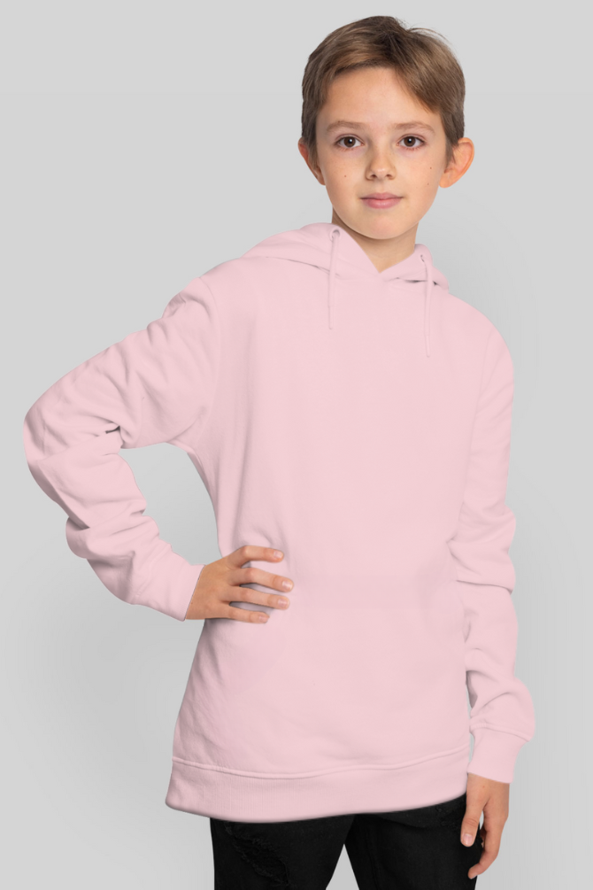Baby Pink Hoodie For Boy - WowWaves - 2