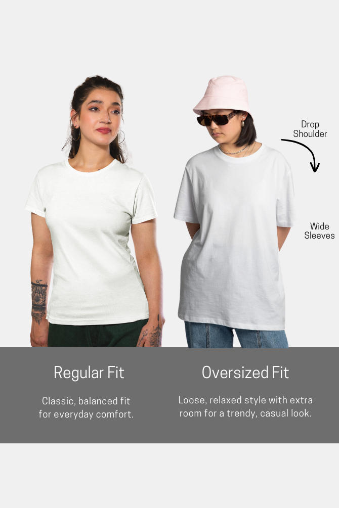 White Oversized T-Shirt For Women - WowWaves - 7