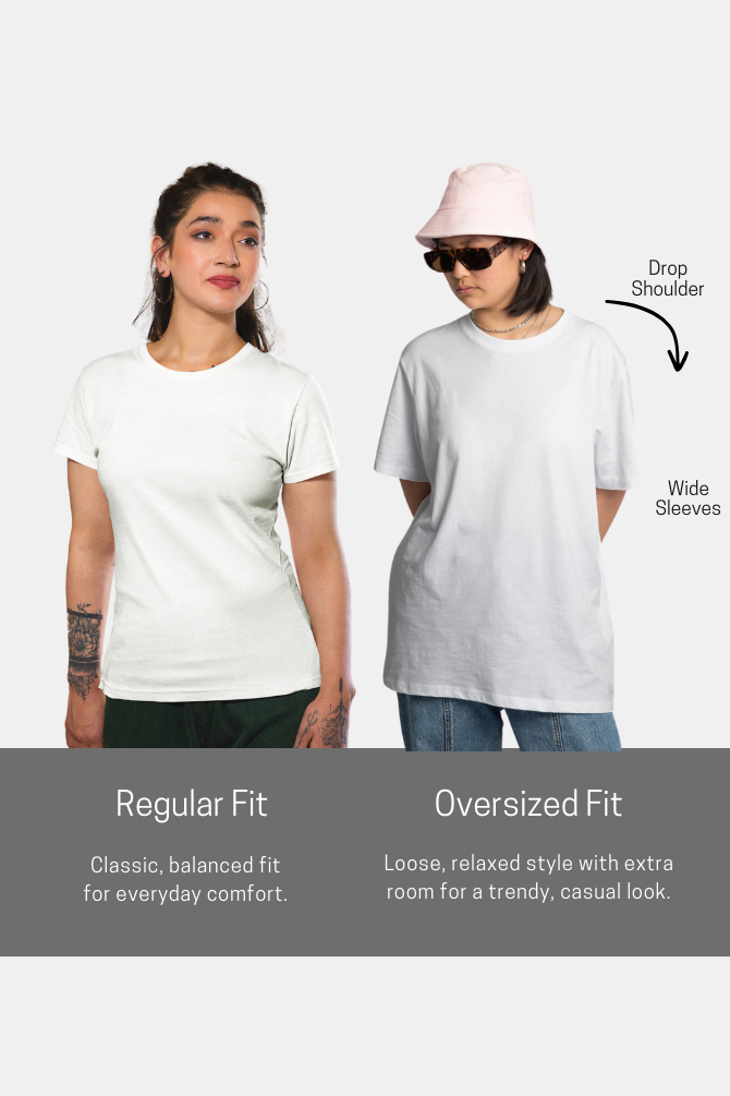 White Lightweight Oversized T-Shirt For Women - WowWaves - 7