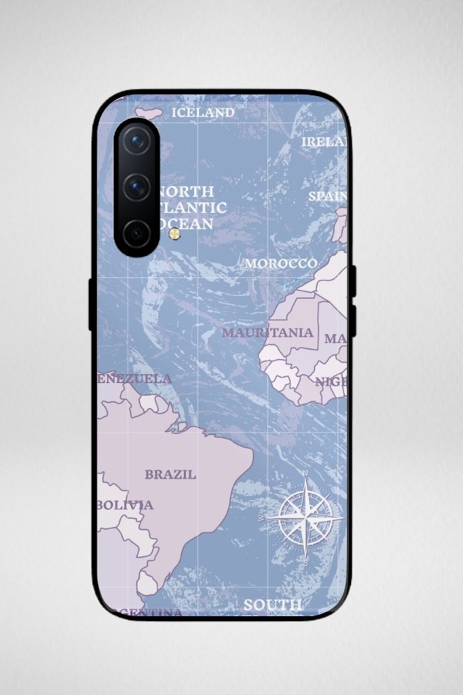Worldmap Travel Glass Mobile Case - iPhone, Samsung & OnePlus -4