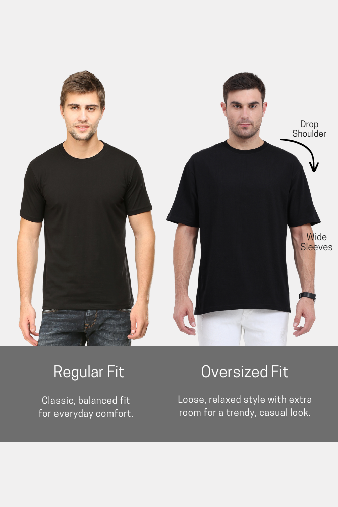 Grey Melange And White Oversized T-Shirts Combo For Men - WowWaves - 7
