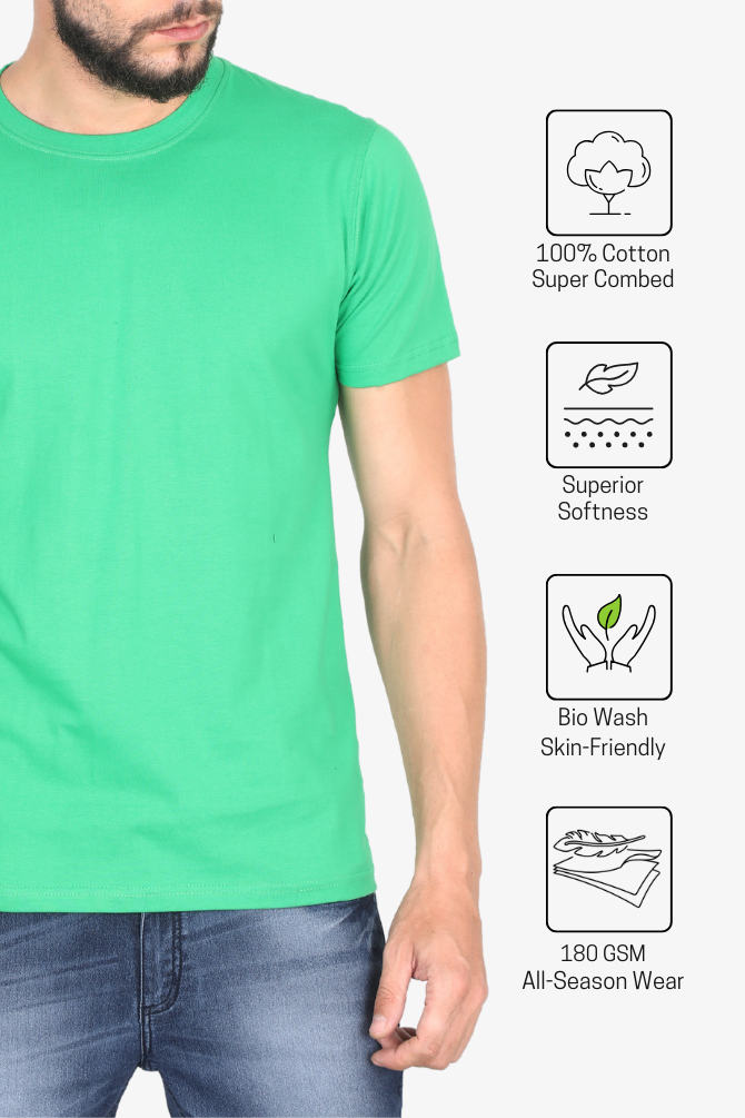 Flag Green T-Shirt For Men - WowWaves - 6