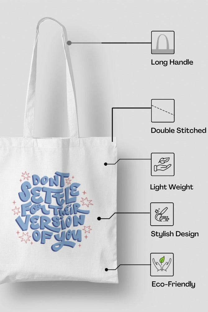 Energy you Want to Attract Quote Zipper Tote Bag -6