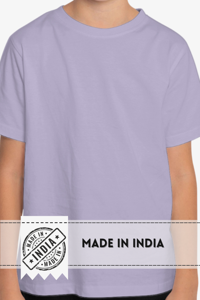 Lavender T-Shirt For Boy - WowWaves - 4