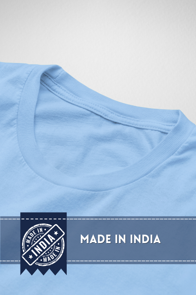Light Blue T-Shirt For Women - WowWaves - 6