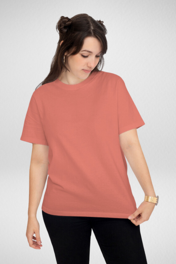 Coral T-shirt for women