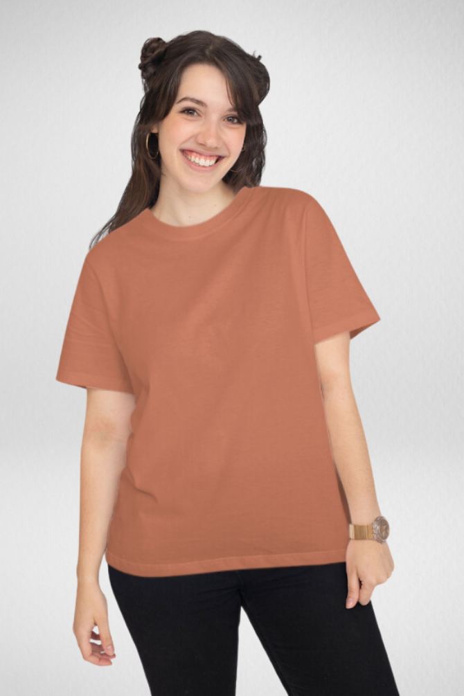 Coral T-Shirt For Women - WowWaves