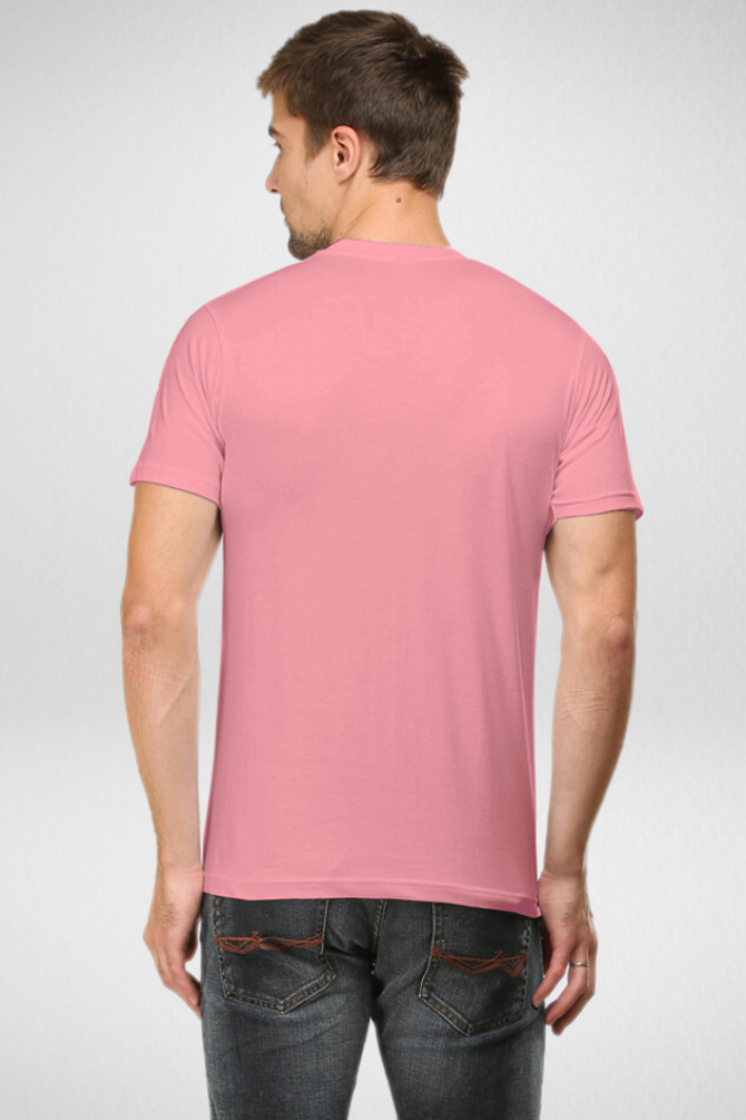 Flamingo Pink T-Shirt For Men - WowWaves - 3