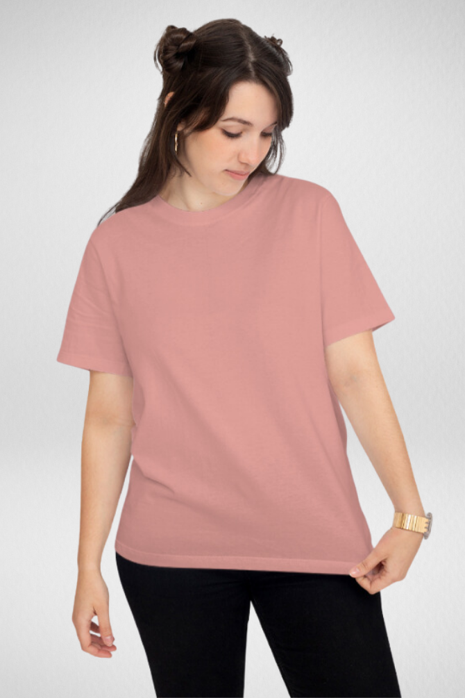 Flamingo Pink T-Shirt For Women - WowWaves - 2