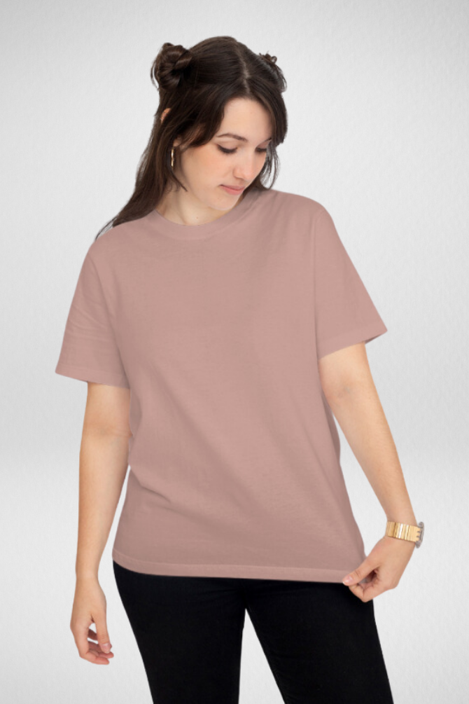 Solid Mushroom T-Shirt For Women - WowWaves - 2