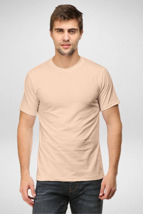 Soft Peach T-Shirt For Men - WowWaves