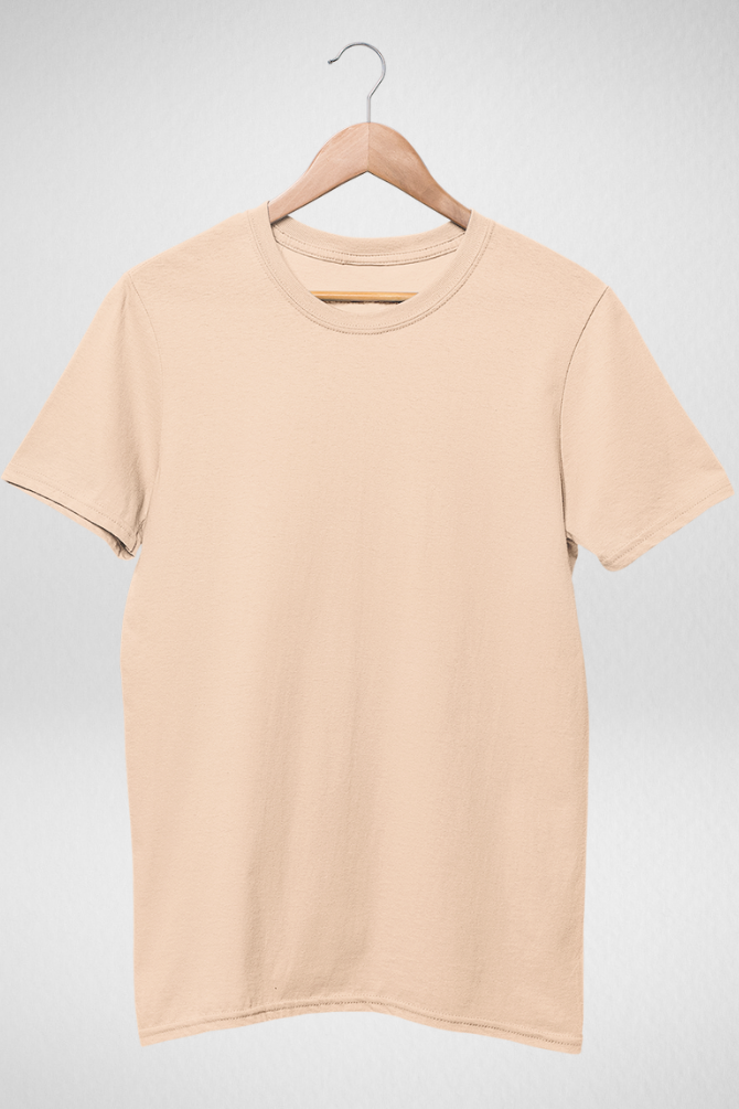 Soft Peach T-Shirt For Women - WowWaves - 1