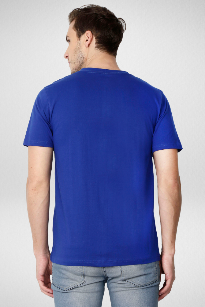 Red And Royal Blue V Neck T-Shirts Combo For Men - WowWaves - 6