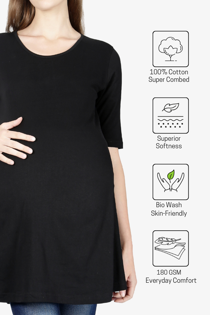 Women'S Maternity T-Shirt - Comfort & Style For Expecting Moms - WowWaves - 2