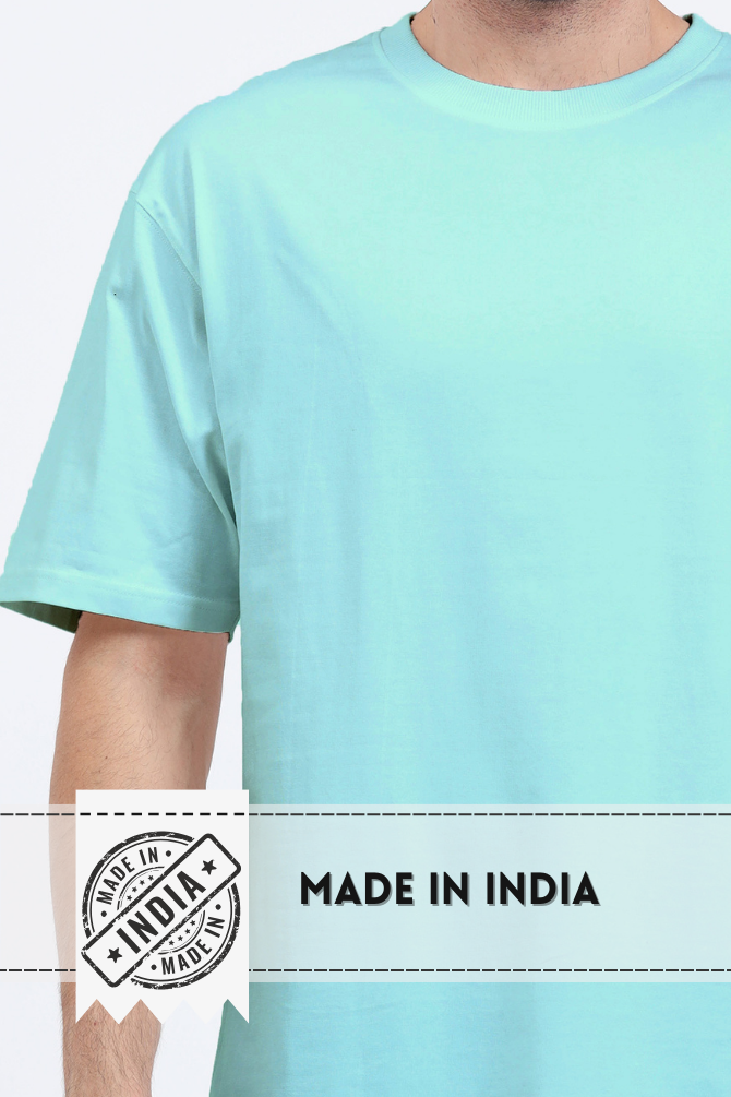 Mint Oversized T-Shirt For Men - WowWaves - 4