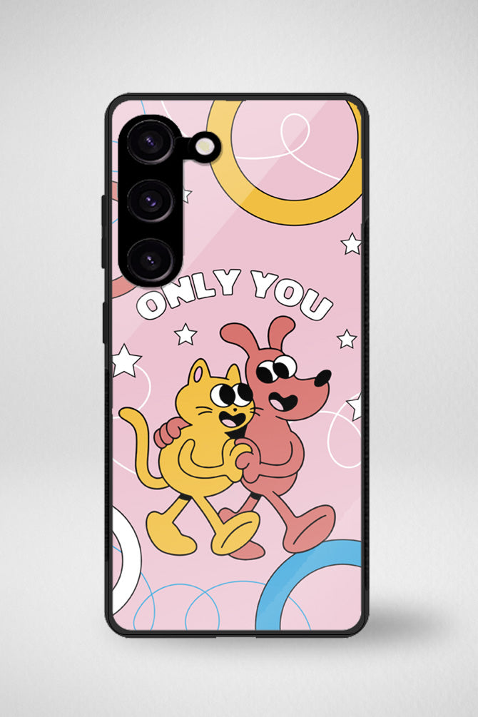 Valentine's day couples Glass Mobile Case - iPhone, Samsung & OnePlus -6