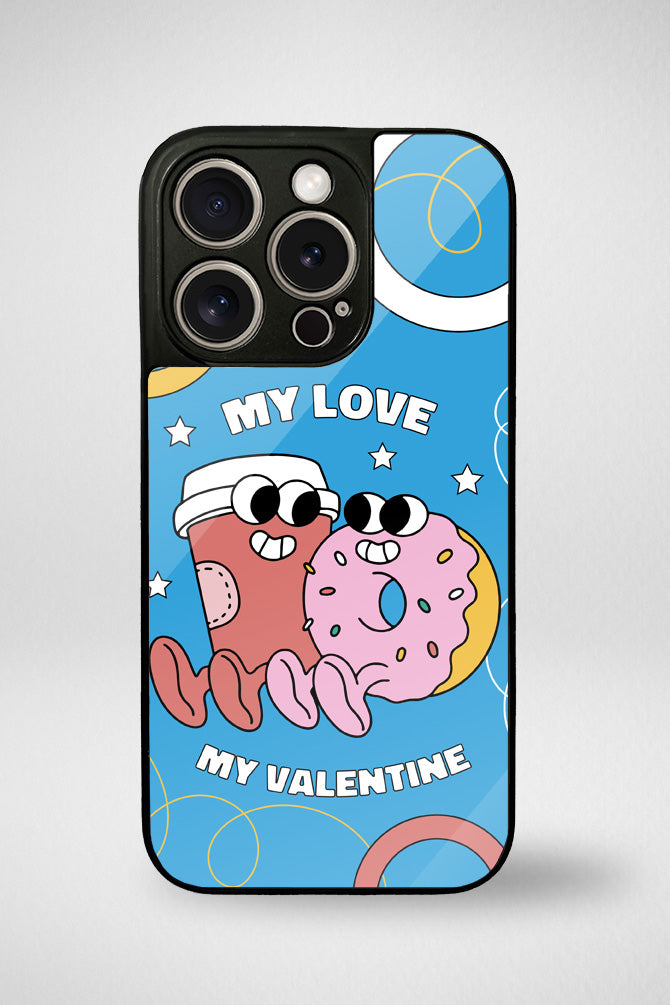 Valentine's day couples Glass Mobile Case - iPhone, Samsung & OnePlus -12