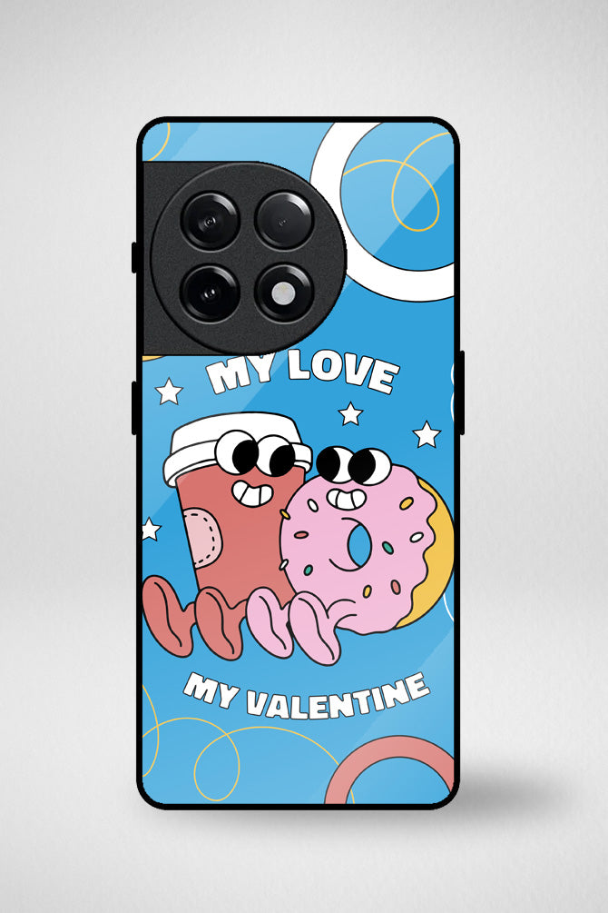 Valentine's day couples Glass Mobile Case - iPhone, Samsung & OnePlus -13