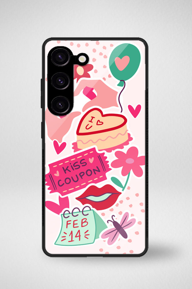 Valentines day holiday Glass Mobile Case - iPhone, Samsung & OnePlus -6