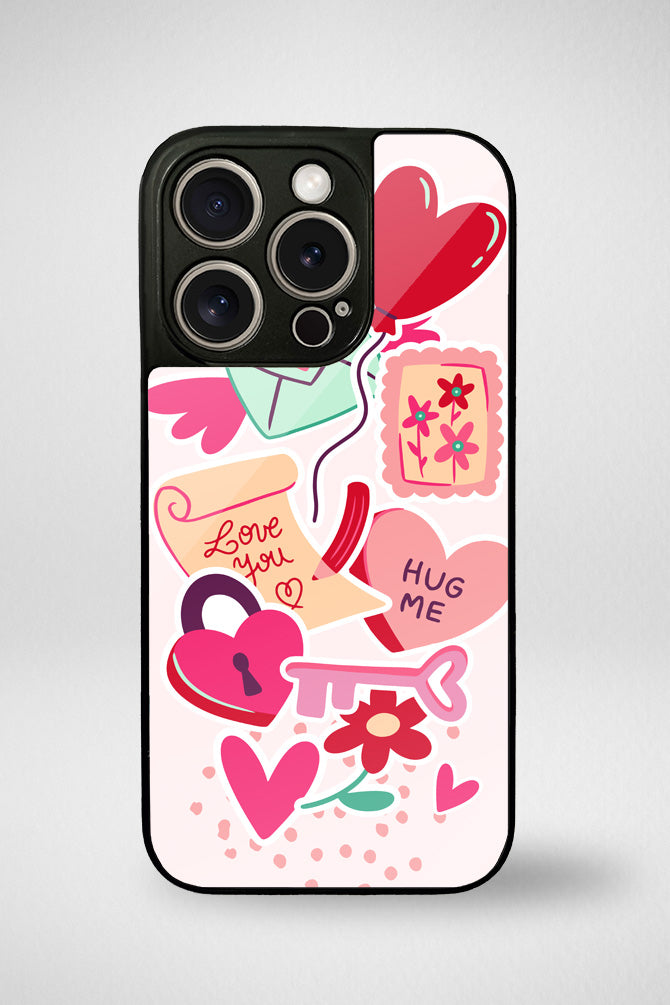 Valentines day holiday Glass Mobile Case - iPhone, Samsung & OnePlus -12