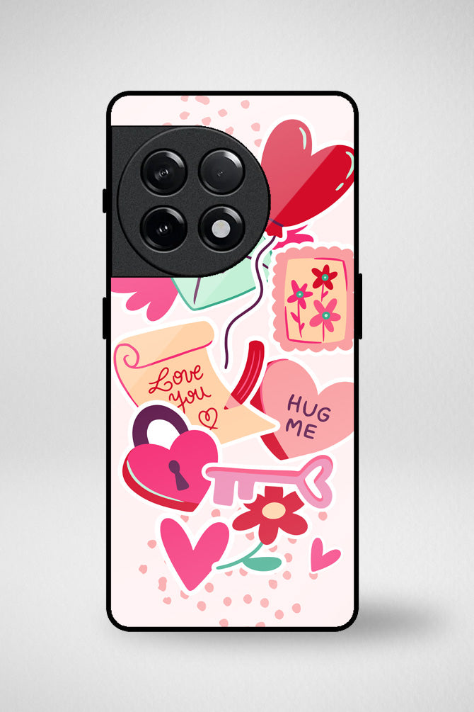 Valentines day holiday Glass Mobile Case - iPhone, Samsung & OnePlus -13