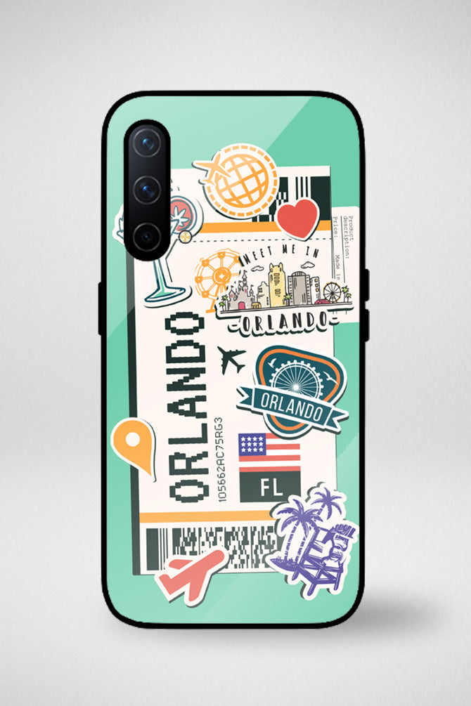 Worldwide boarding pass travel Glass Mobile Case - iPhone, Samsung & OnePlus -14